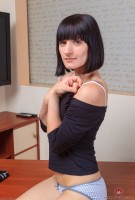 ATK hairy Alina in young and hairy