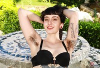 ATK hairy Ava D'Amore in young and hairy