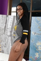 ATK hairy Janelle Taylor in exotic and hairy