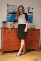 ATK hairy Ekaterina Ananasova in uniforms