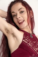 ATK hairy Ivy Addams in young and hairy