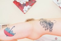 ATK hairy Mercy West in young and hairy