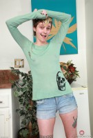ATK hairy Mercy West in young and hairy
