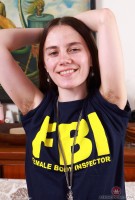 Sia Wood is wearing the shirt that says it all