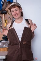 ATK hairy Sylvia Sinclair in scary hairy